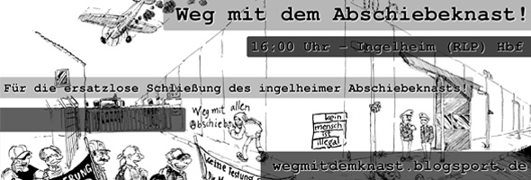 Demo gegen den Abschiebeknast in Ingelheim - 08.09.2012