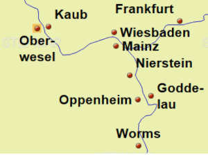 Klickbare Karte Wasserweg des Widerstands